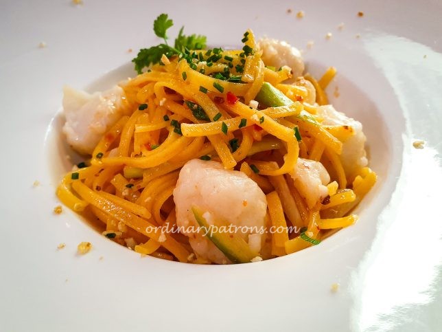OSO Ristorante Lunch Menu Tagliolini โGluten Freeโ Corn Flour Pasta