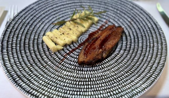 OSO Ristorante - Pork Belly โPorchettaโ Slow-Cooked in Red Wine Sauce