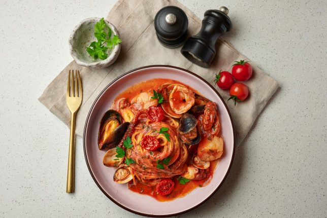 Prego - Spaghetti Pescatora