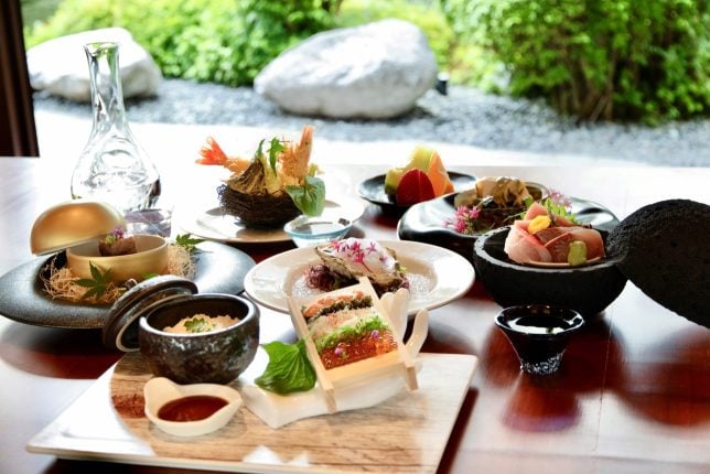 Sake Pairing Seasonal Menu Keyaki Pan Pacific Singapore