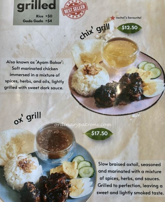 Three by Garamika Menu 