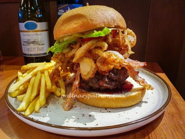 "I eat Super Burger"  at Astons Prime