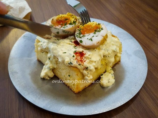 Egg Mayo at June Coffee cafe in Katong