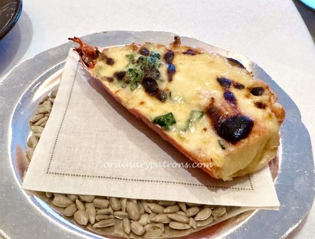 Flambéd lobster at Le Taillevent Paris