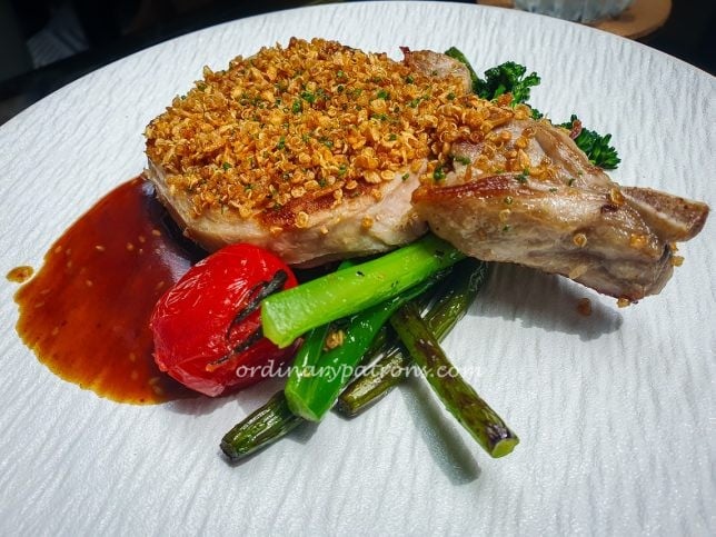 Grilled Kurobuta Pork Tenderloin at Eden Orchard