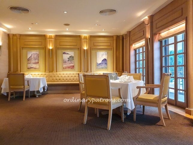 Goodwood Park Hotel’s premier fine dining restaurant,  Gordon Grill
