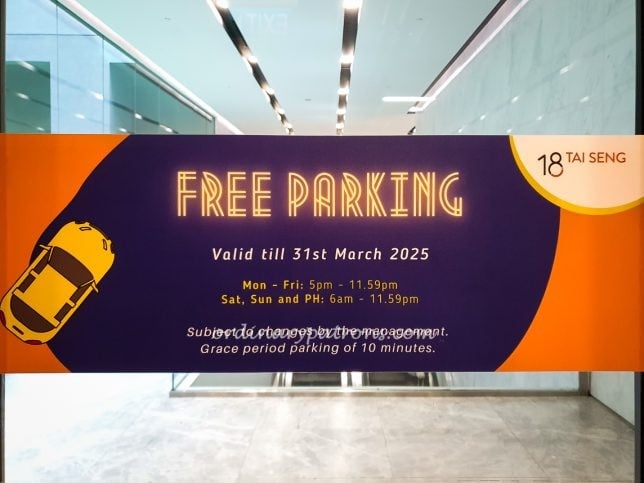 Free Parking at 18 Tai Seng