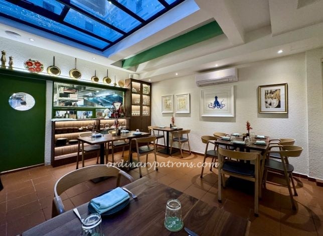 Thirty9 Italian Mediterranean restaurant at Duxton Hill