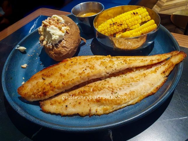 pan-fried dory fish at Josh's Grill