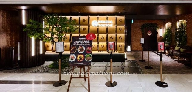 Mensho Tokyo Singapore 