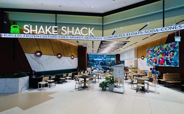 Shake Shack KEK Seafood burger and buah long long drink