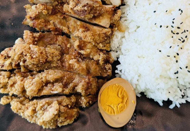 Taiwanese chicken chop rice - True Breakfast Capitol Singapore