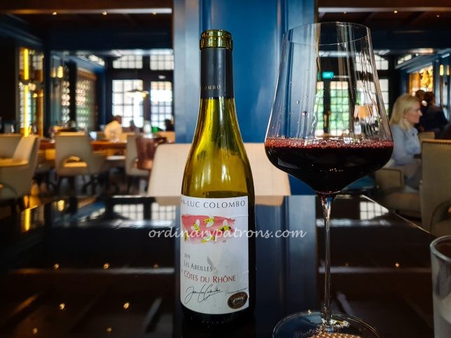 Jean-Luc Colombo Côtes du Rhône Les Abeilles Rouge at Butcher’s Block at Raffles