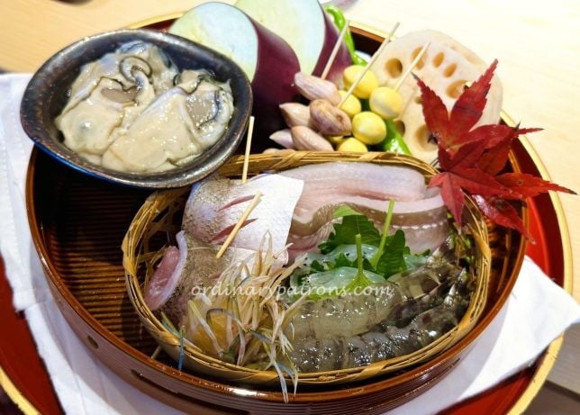 Tempura Yamanoue Ginza Six Lunch Menu review