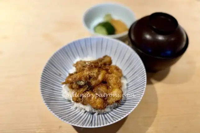 Tempura Yamanoue Ginza - tendon 