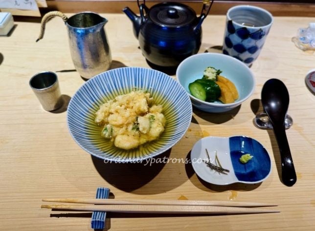 Tempura Yamanoue Ginza restaurant  review