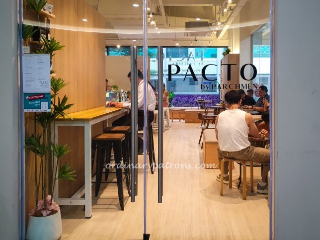 Pacto by Parchmen cafe at Jalan Besar Community Centre 