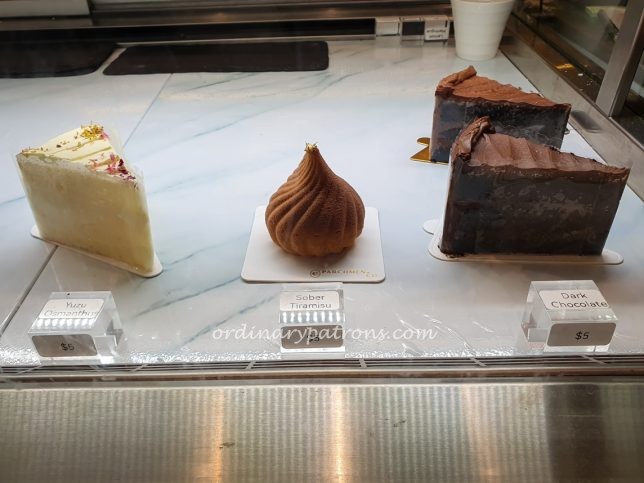 Cakes of Menu of Pacto by Parchmen