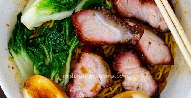 88 HK Roast Meat Char Siew Noodles at Lavender Street