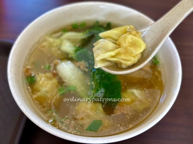88 HK Roast Meat wanton soup
