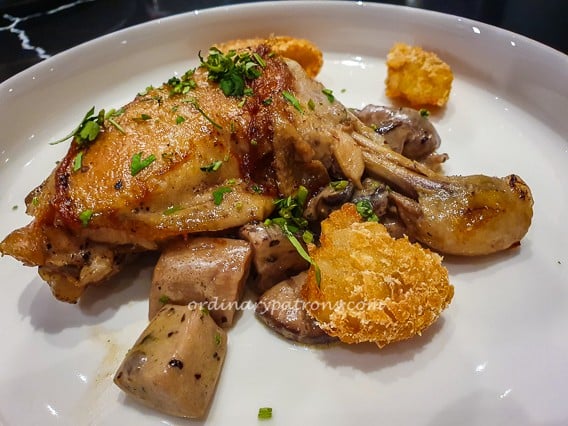 Chicken Leg Confit at Madison's Singapore