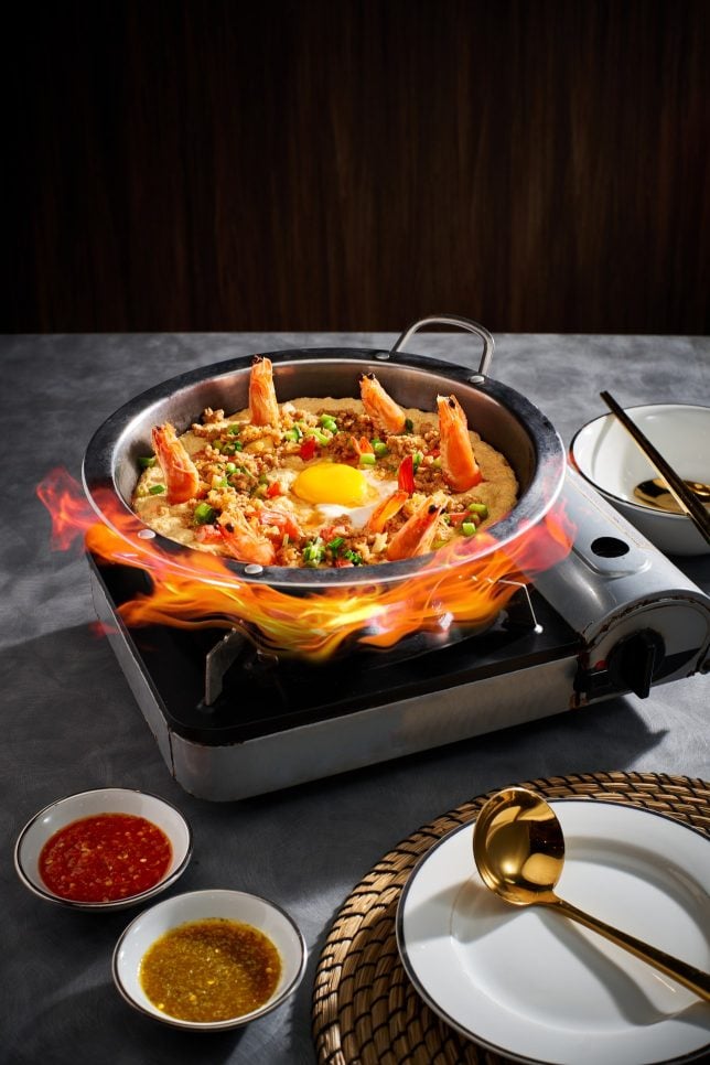 Soi Thai Soi Nice Dancing Prawn in Steamed Egg 