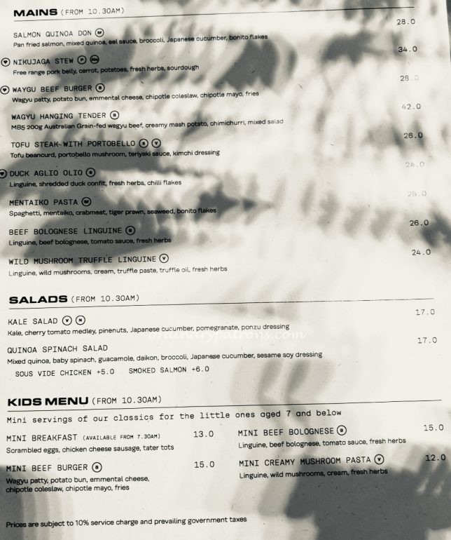 PPP Coffee New Bahru food menu