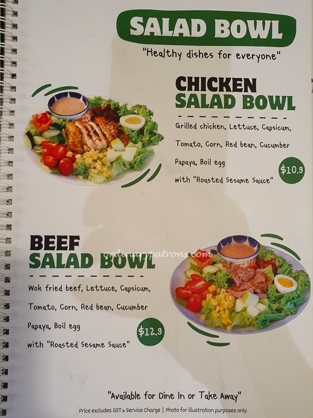YenneY Menu - Salad Bowls