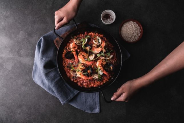 Spanish brunch buffet at UNA