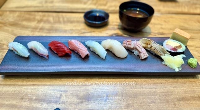 Akira Back Seoul sushi platter 