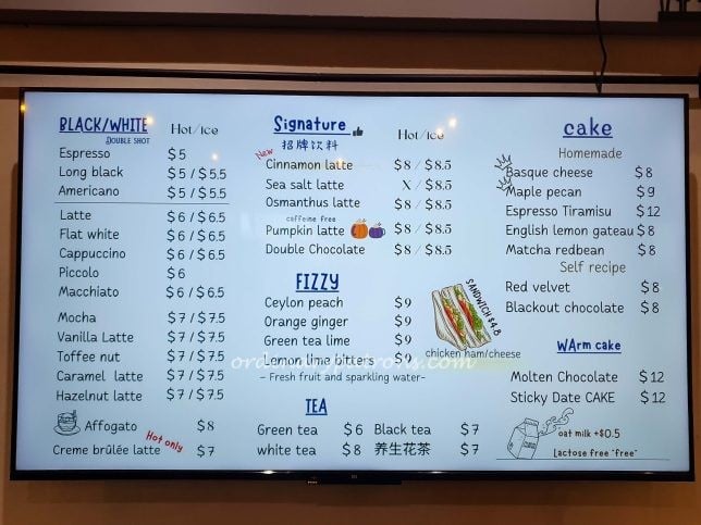 Menu of Clap Cafe
