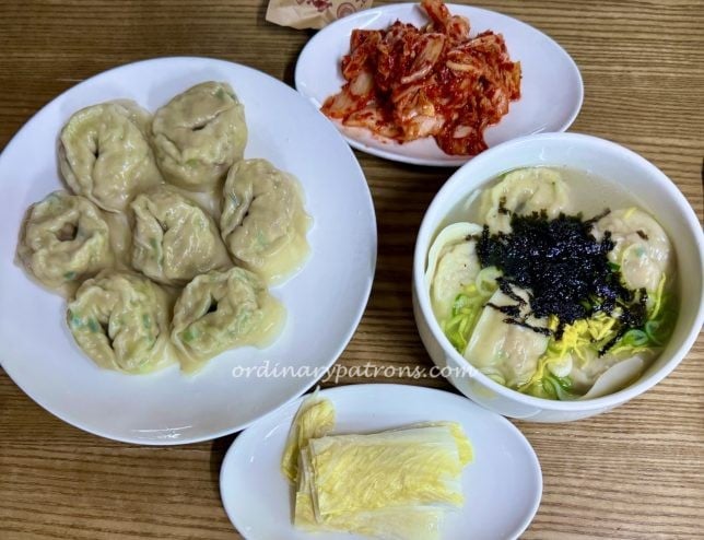 Hwangsaengga Kalguksu Seoul mandu Dumplings