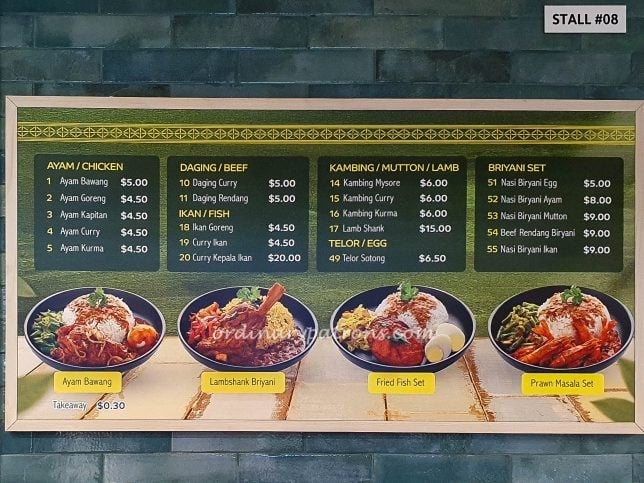 Nasi Kandar at Kopitiam Parkway Parade