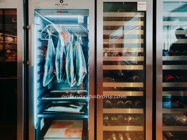 One Prawn & Co - dry-ager cabinet for seafood.