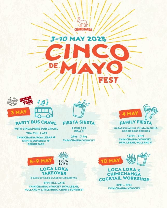 Chimichanga Rolls Out Eight Days of Cinco de Mayo Events
