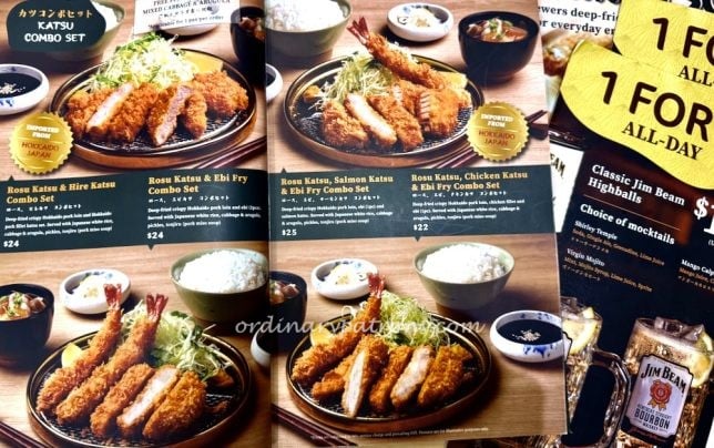 Tonkatsu ENbiton JEM Restaurant Menu