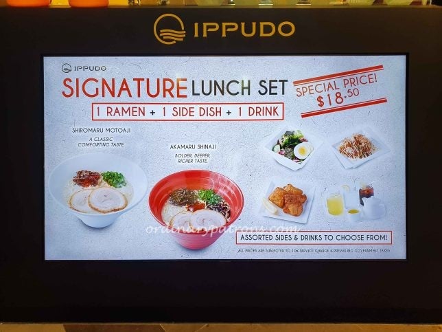 Ippudo Menu