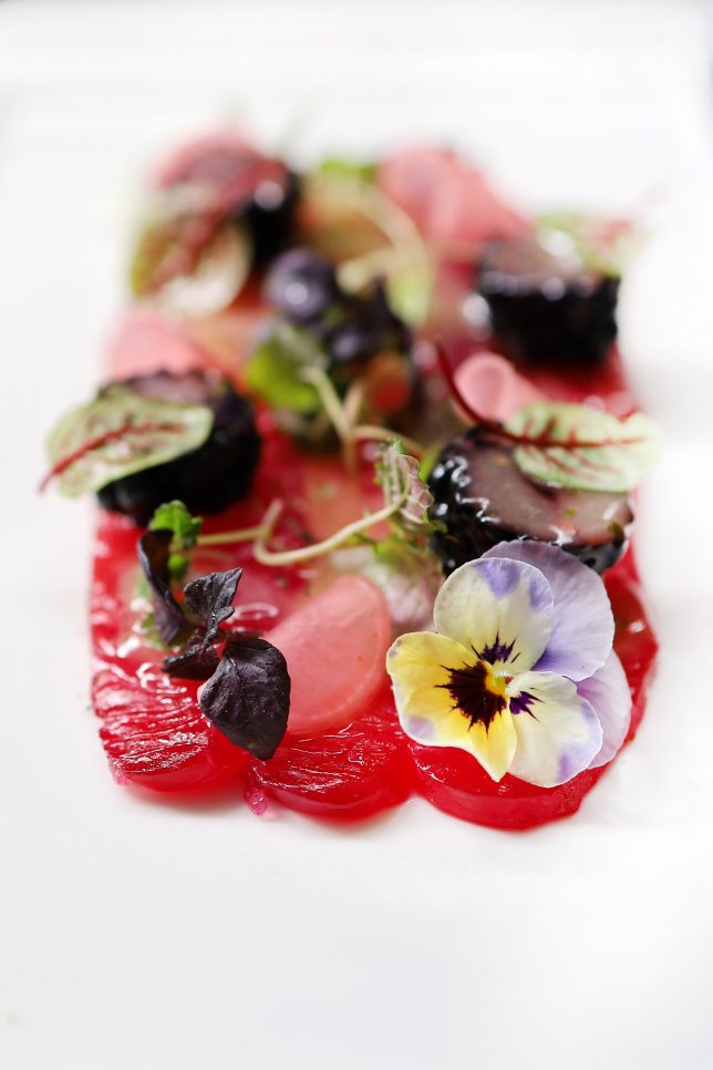 Bedrock Bar & Grill Mothers Day Beetroot Cured Salmon