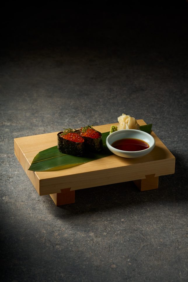 Ikura Gunkan Sushi ($9)