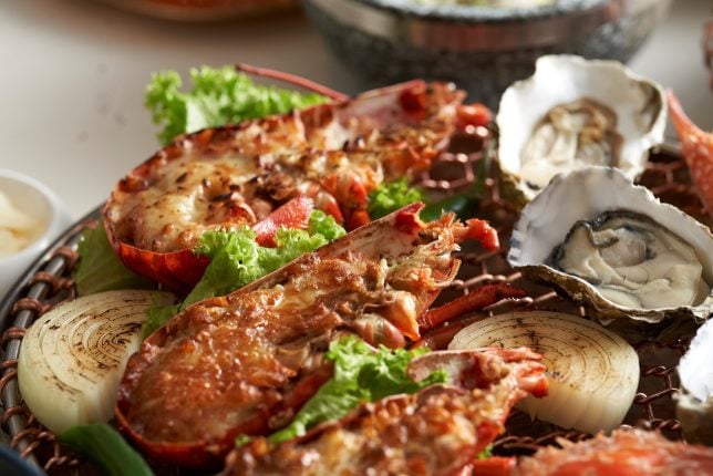 Korean Cheese Grilled Lobster 