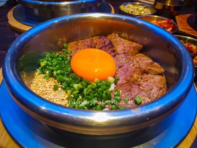 Sagye Korean pot rice beef short ribspork 