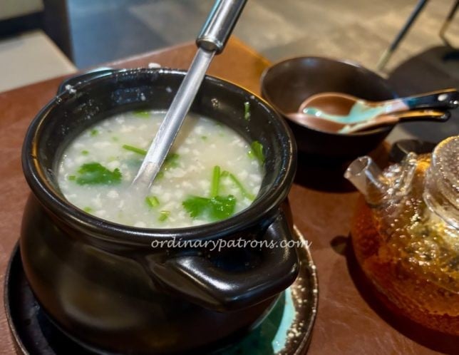 Shao Tapas at Holland Village : fish porridge 