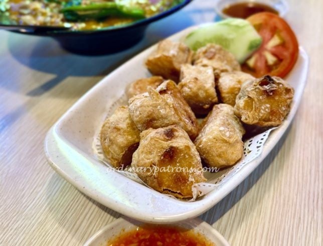 Kok Sen Keong Saik Restaurant prawn roll, claypot prawns hor fun, yong tau foo