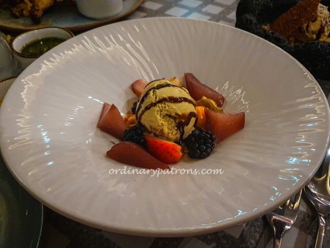 The Lambrusco Poached Pear 