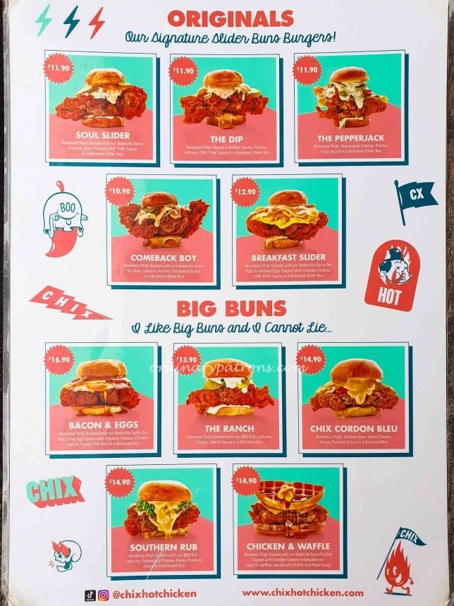 CHIX Hot Chicken Signatures