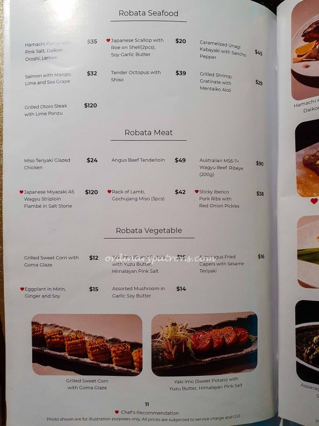 DOMO Modern Japanese Restaurant menu