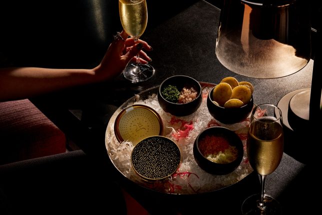 SKAI 1212 Supper Club - Champagne and Caviar