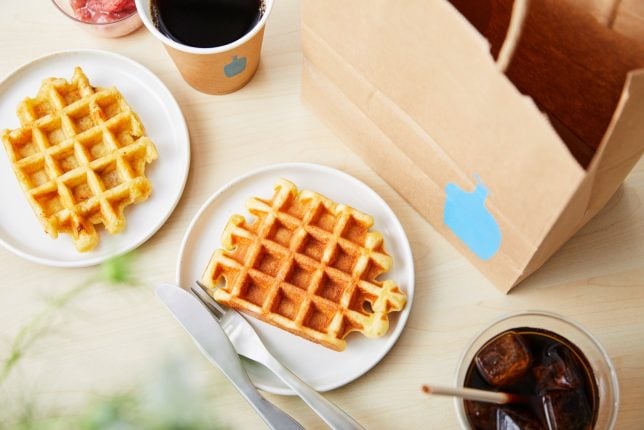 Blue Bottle Paragon Cafe - Liege Waffle