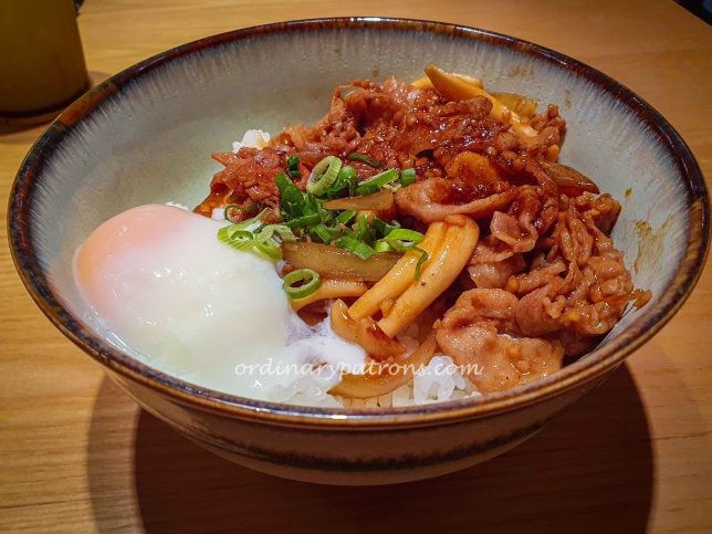 Pork Belly Donburi at Sushi Zanmai, i12 Katong