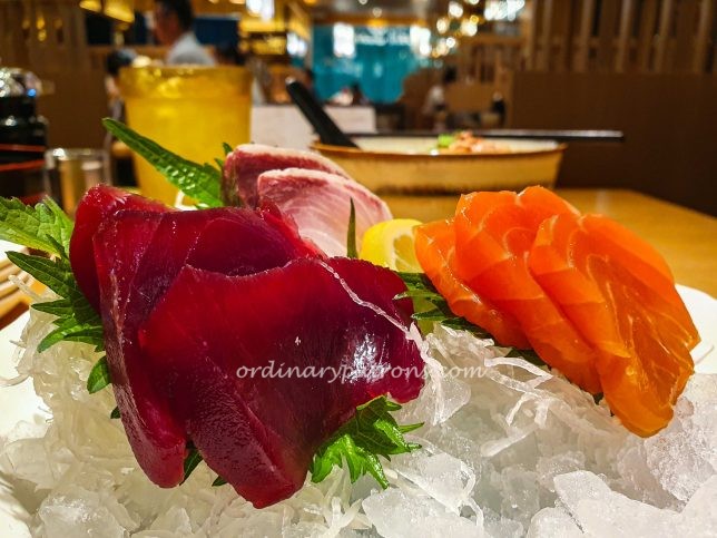 sashimi platter at Sushi Zanmai